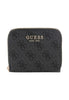 Guess Portafoglio Laurel Ii Slg Dbl Zip Orgnzr SWSG74 Coal Logo