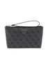Guess Portafoglio Laurel Ii Slg Dbl Zip Orgnzr SWSG74 Coal Logo