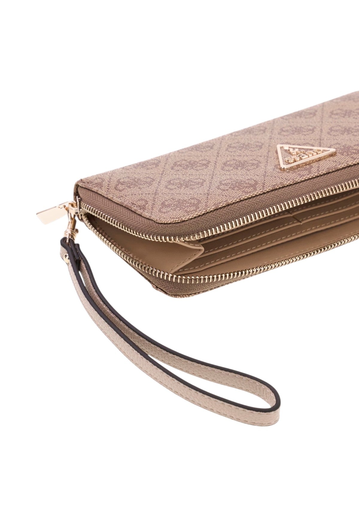 Portafoglio Laurel Ii Slg Dbl Zip Orgnzr SWSG74 Latte Logo