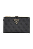 Guess Portafoglio Laurel Ii Slg Dbl Zip Orgnzr SWSG74 Coal Logo