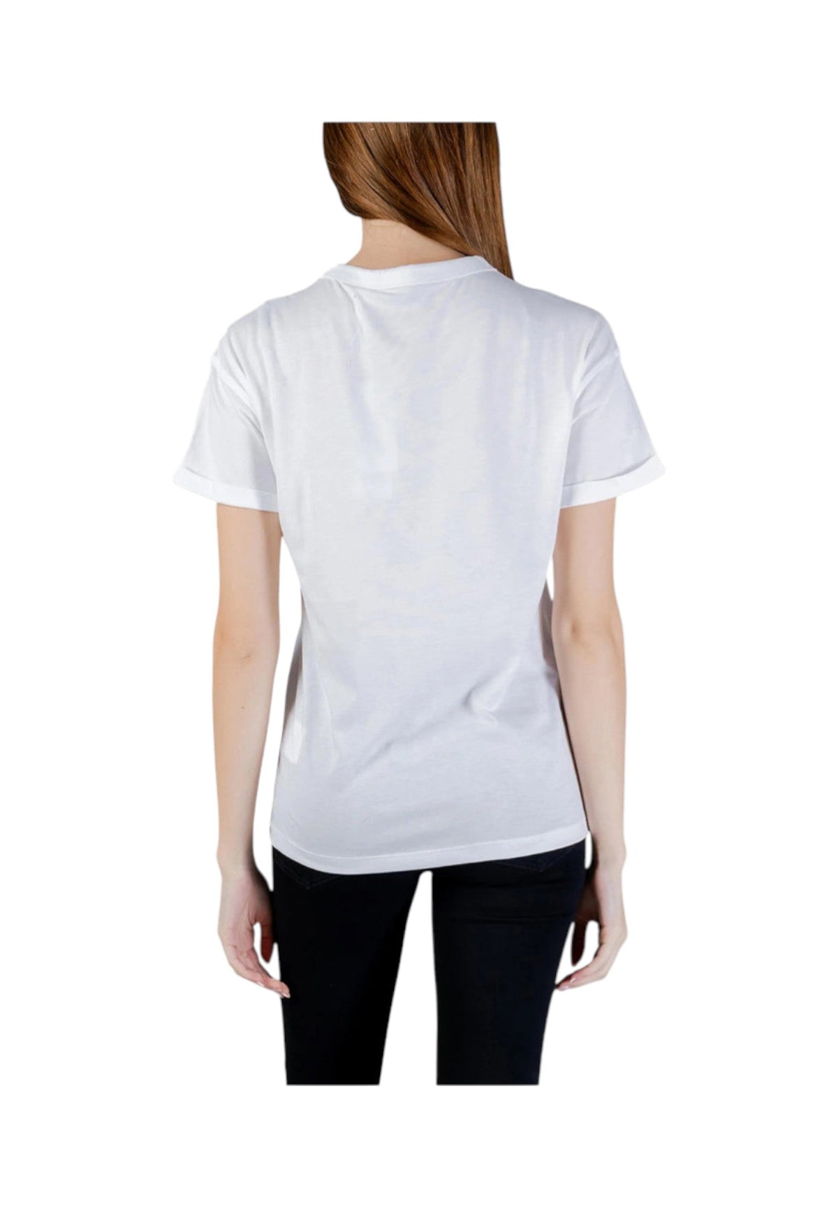 T-shirt a Maniche Corte Ss Cn Pocket G Logo Tee W6GI17 Pure White