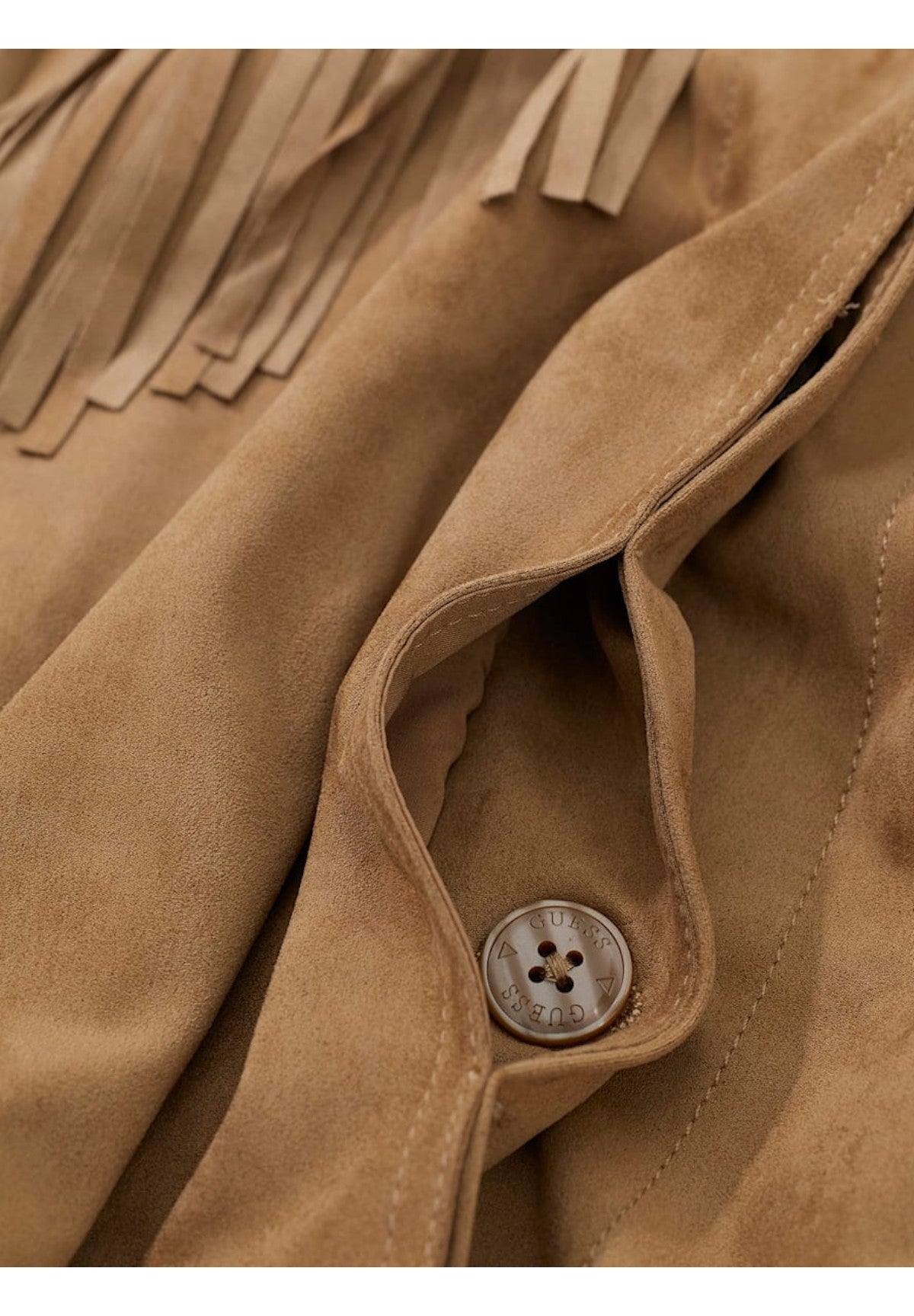 Giubbotto Ls Ibby Fringe Jkt W6GL45 Wet Sand
