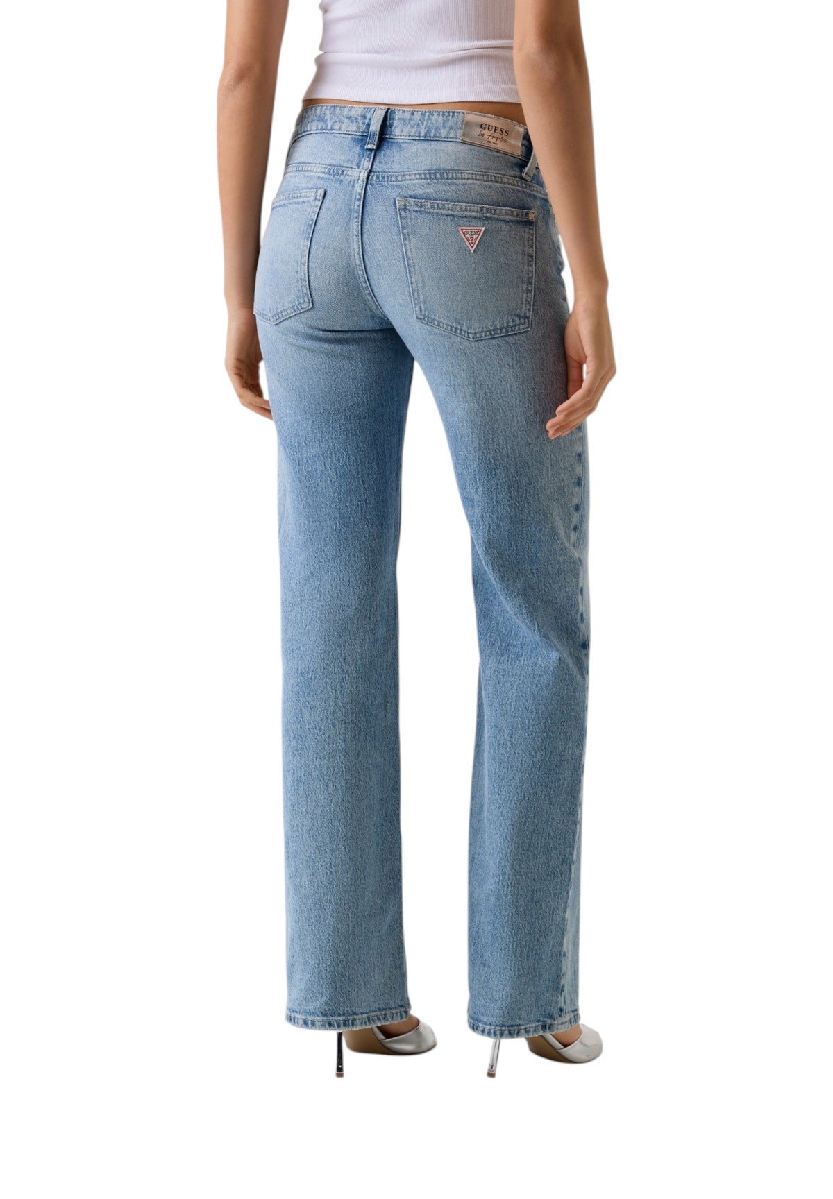 Jeans Low Rise Slouchy W6RA1D Rose Petal Wash