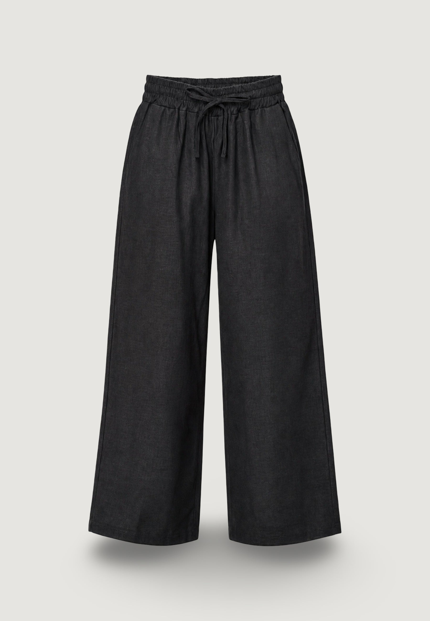 Pantaloni pantalone con elastico 17449-3 Nero