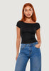I Am Top top con scollo dietro 1888-3 Bianco