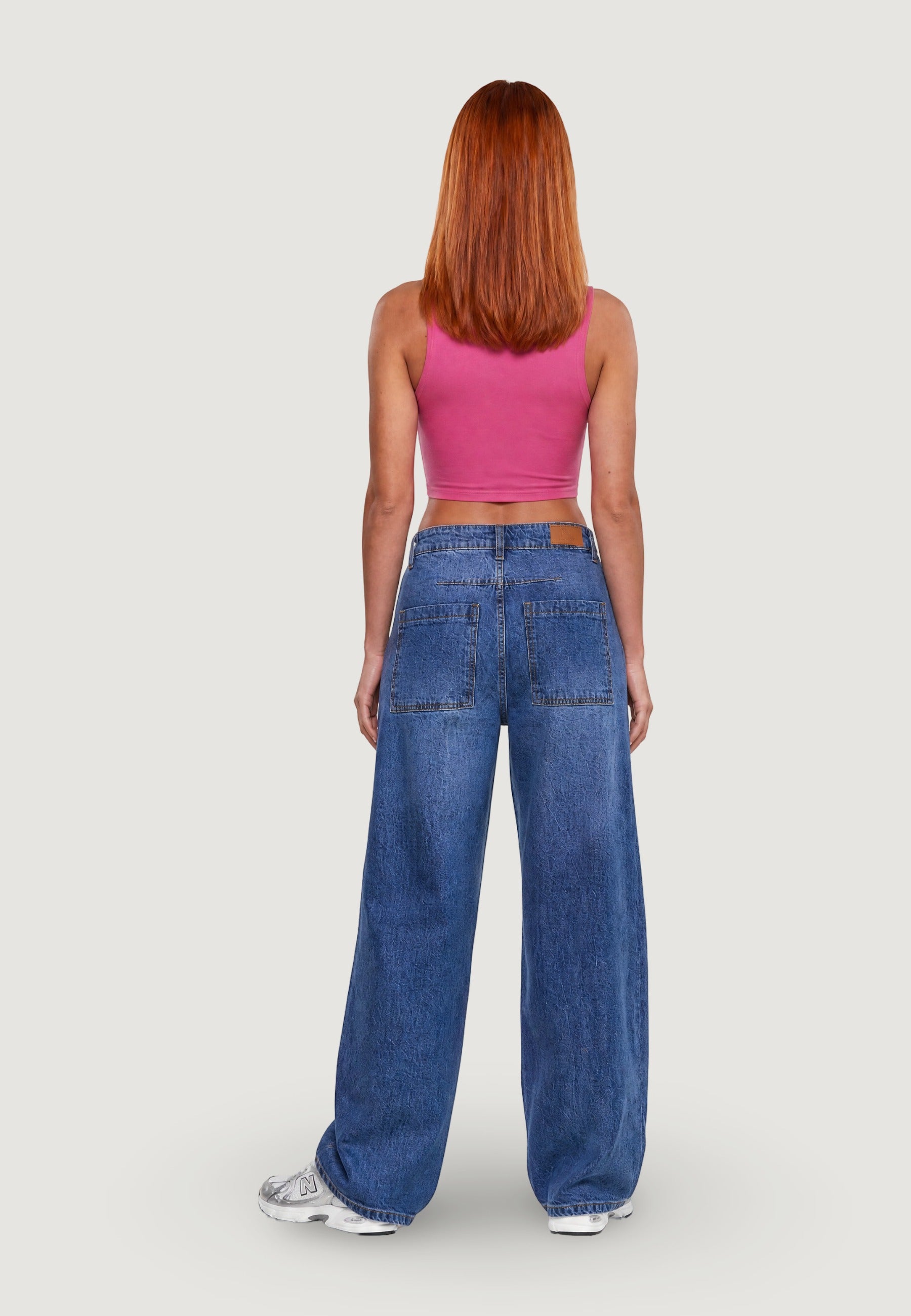 Top crop top basic 1947-3 Rosa Baby