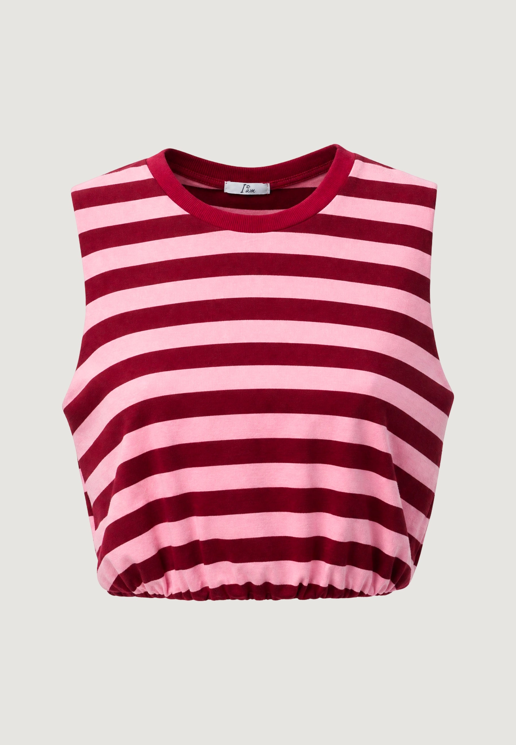 Top t-shirt palloncino 26038-2 Rosa, Vino
