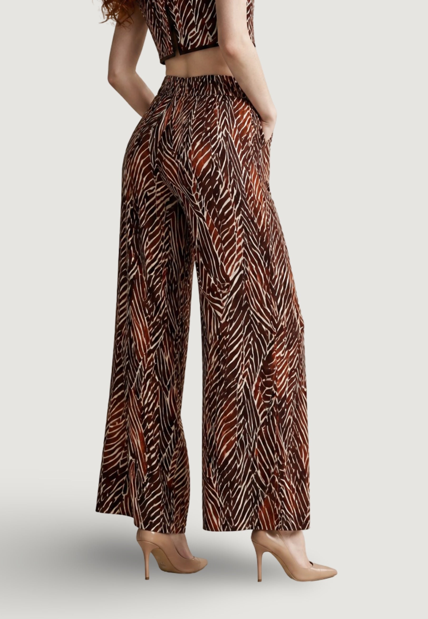Pantaloni 26171-3 Zebra, Marrone