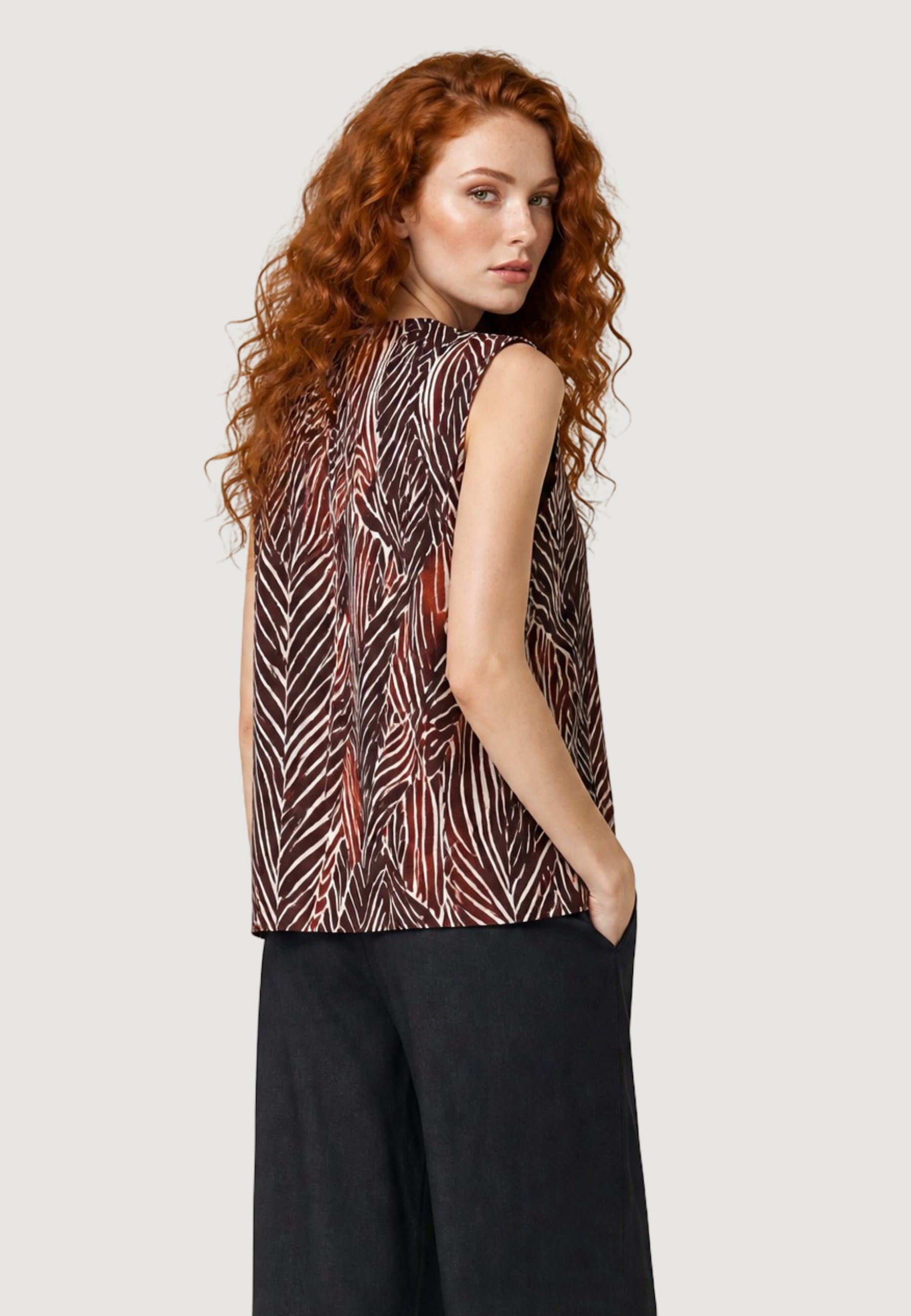 Canotta 26233-3 Zebra, Marrone
