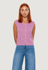 I Am Cardigan pull s/maniche 26239 Cipria