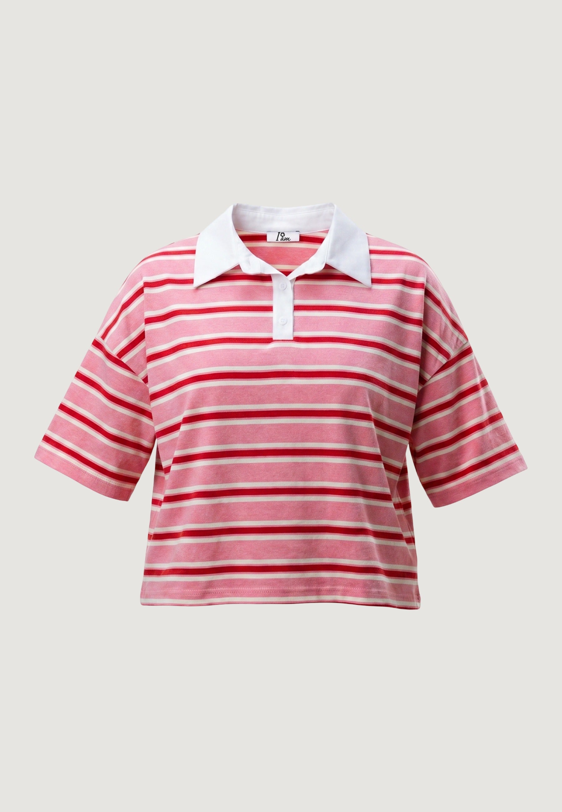 Polo Jersey polo riga jersey 26521-2 Rosa, Rosso