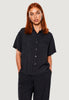 I Am Camicia Overshirt camicia crinkle 53173-3 Cioccolato
