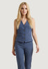 I Am Gilet Elegante gilet gessato lurex 95105 Denim