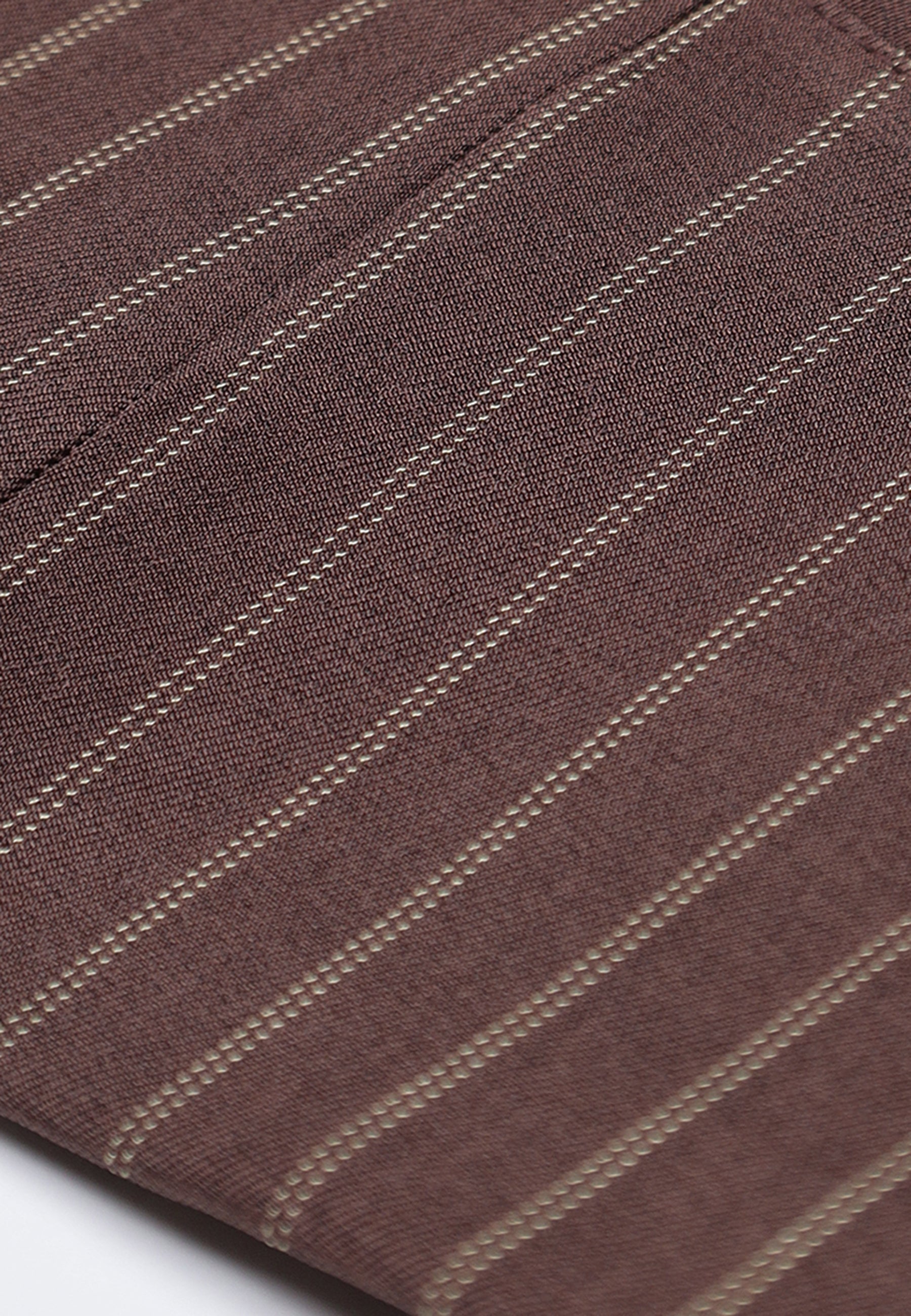 Pantaloni pantalone gessato 95108 Nocciola