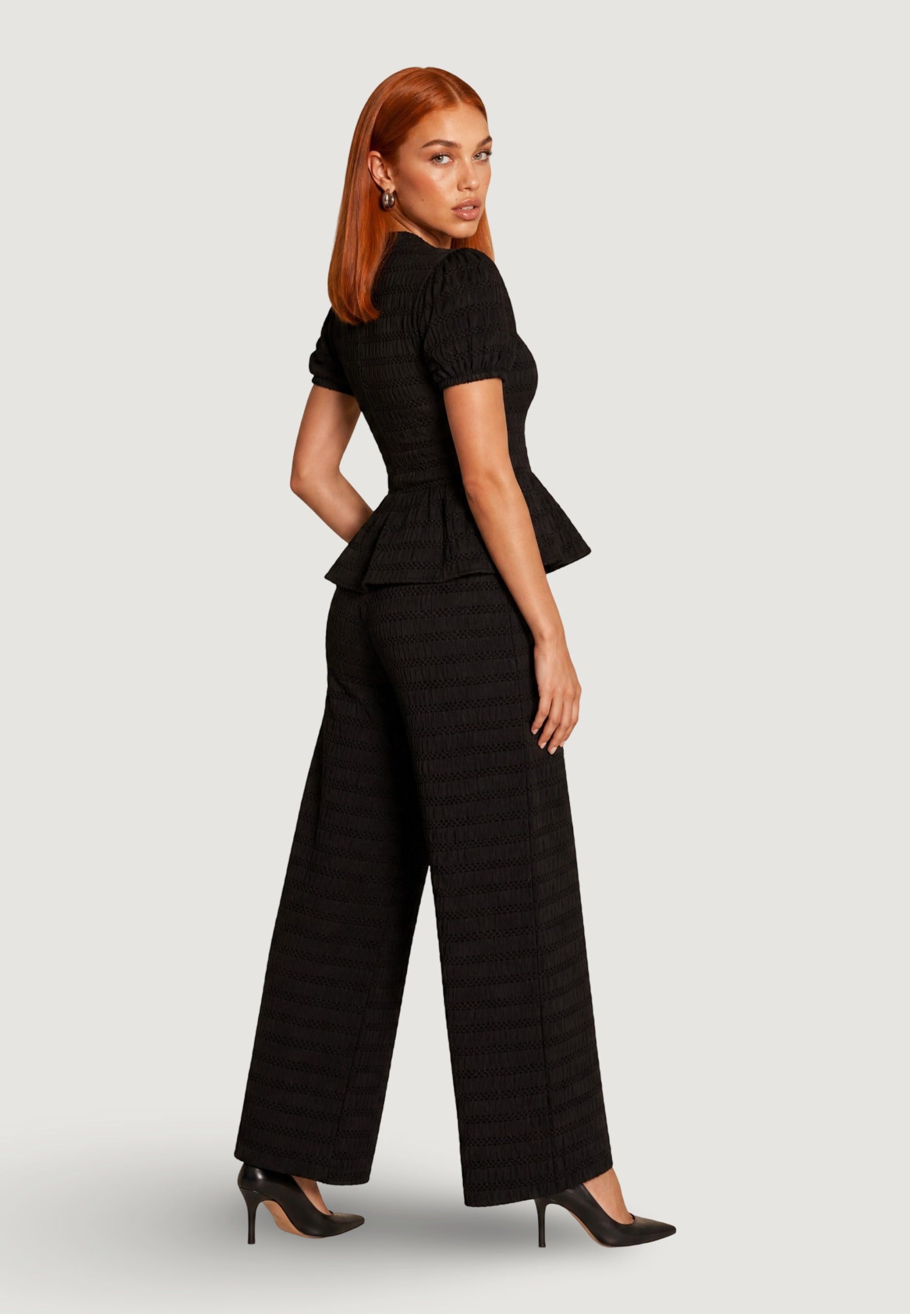 Top top groffrato 95177-3 Nero