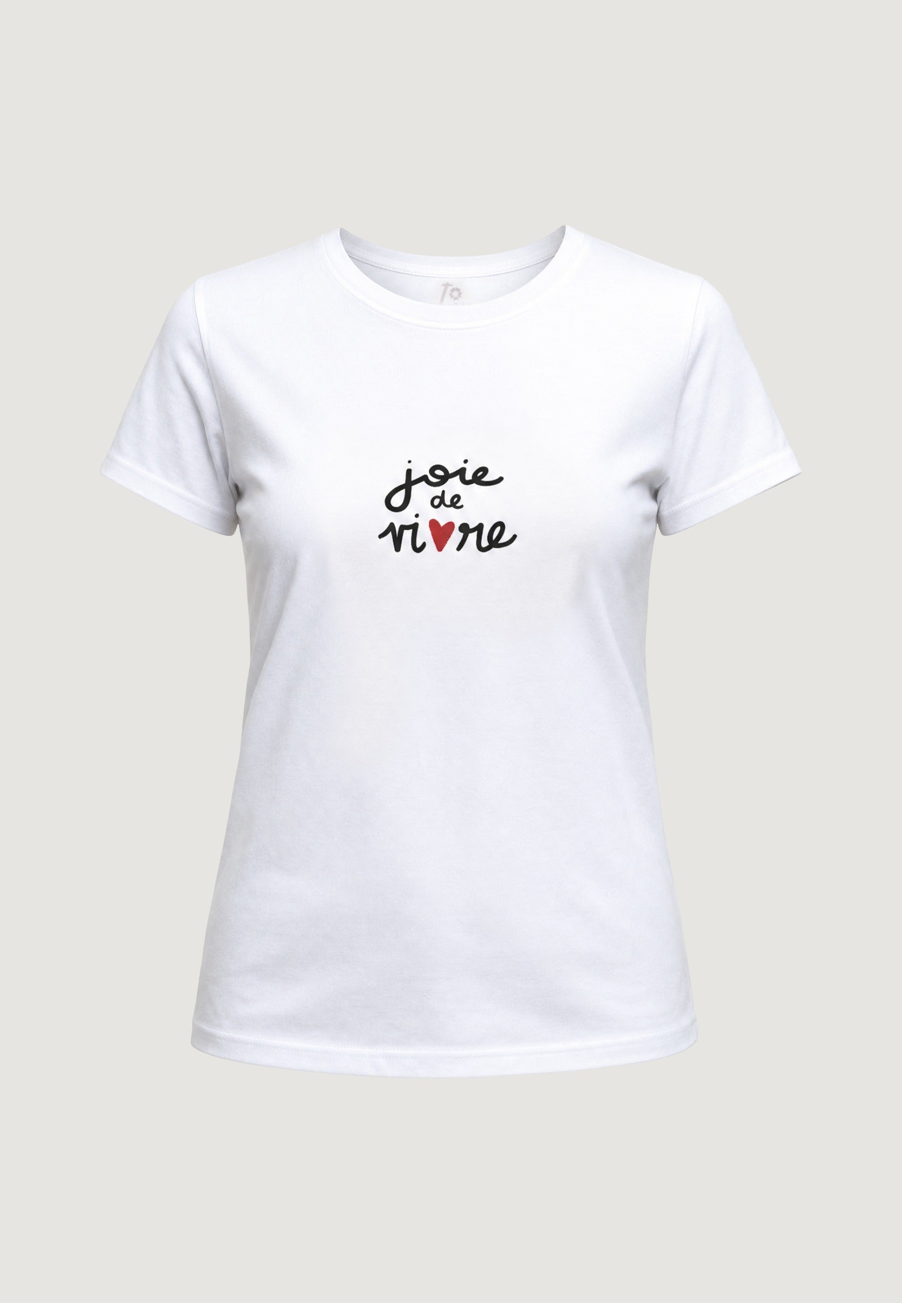 T-shirt a Maniche Corte JOIE VIVRE Bianco