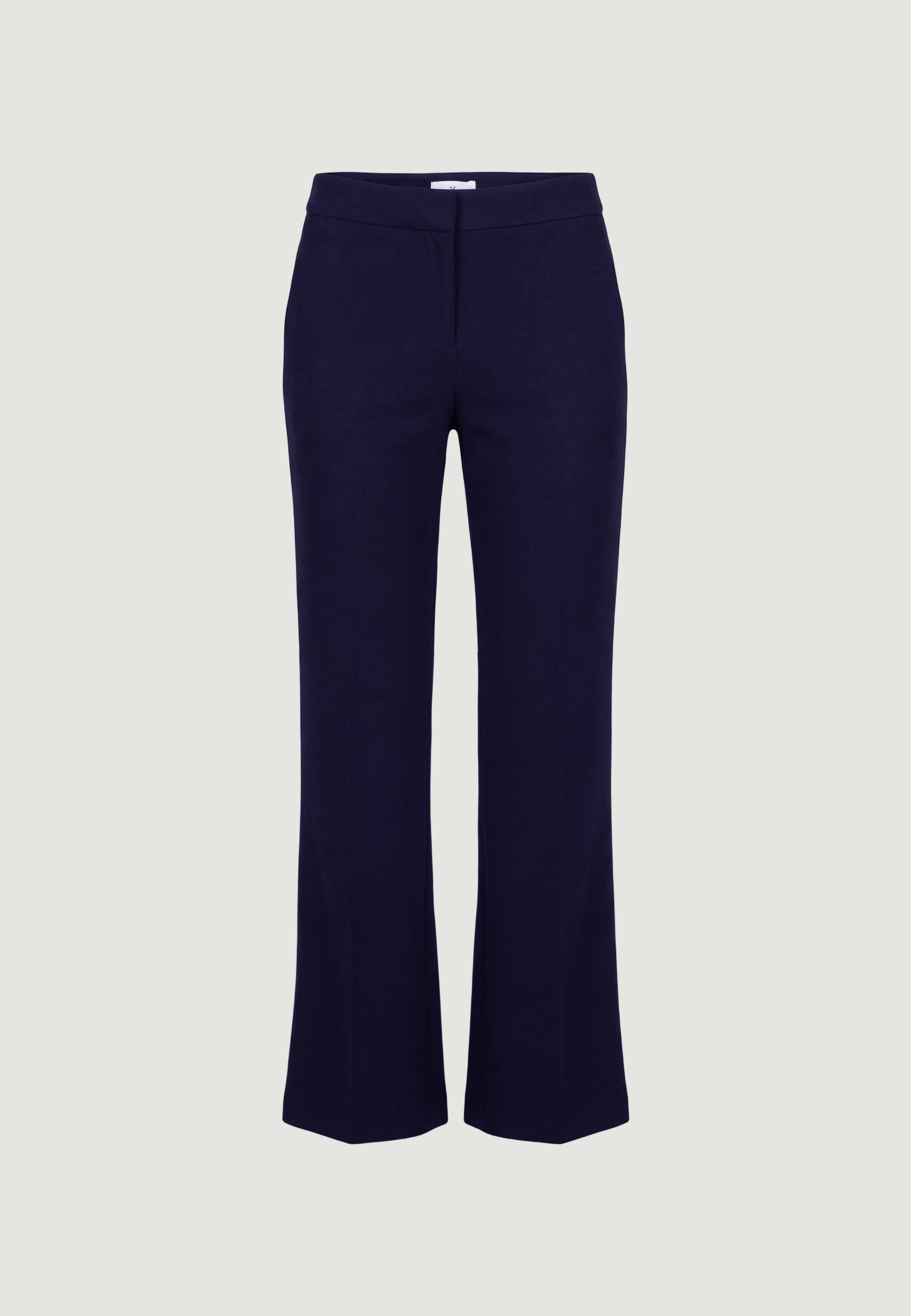 Pantaloni pantalone flare tess. scuba PE26100 Blu