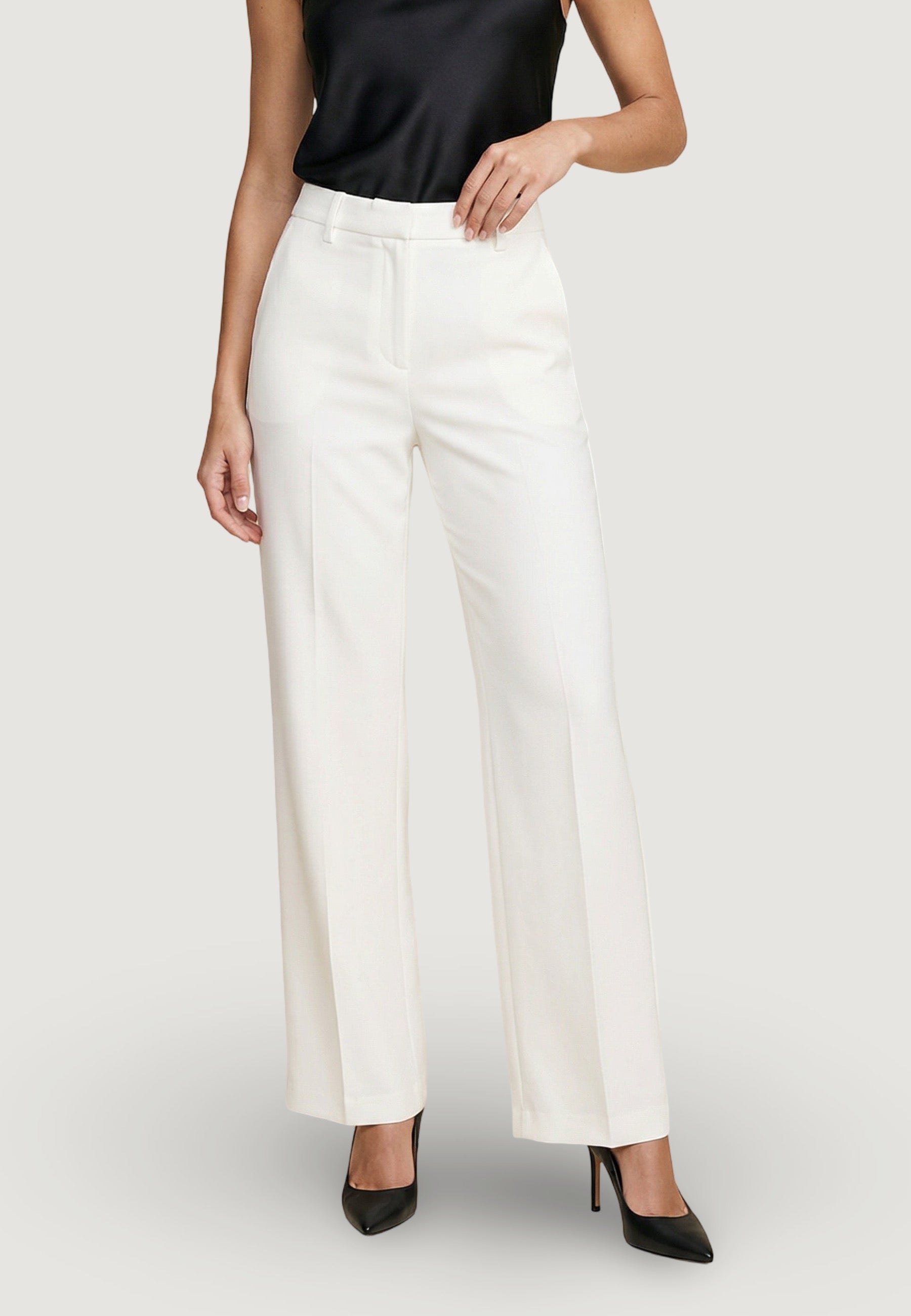 Pantaloni pantalone tecnico PE26199 Panna