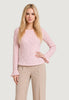 I Am Top top in pizzo elastico c/manica rouches T2517 Cipria