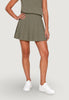 I Am Gonna mini a pieghe con shorts cotone TW104-2 Nero