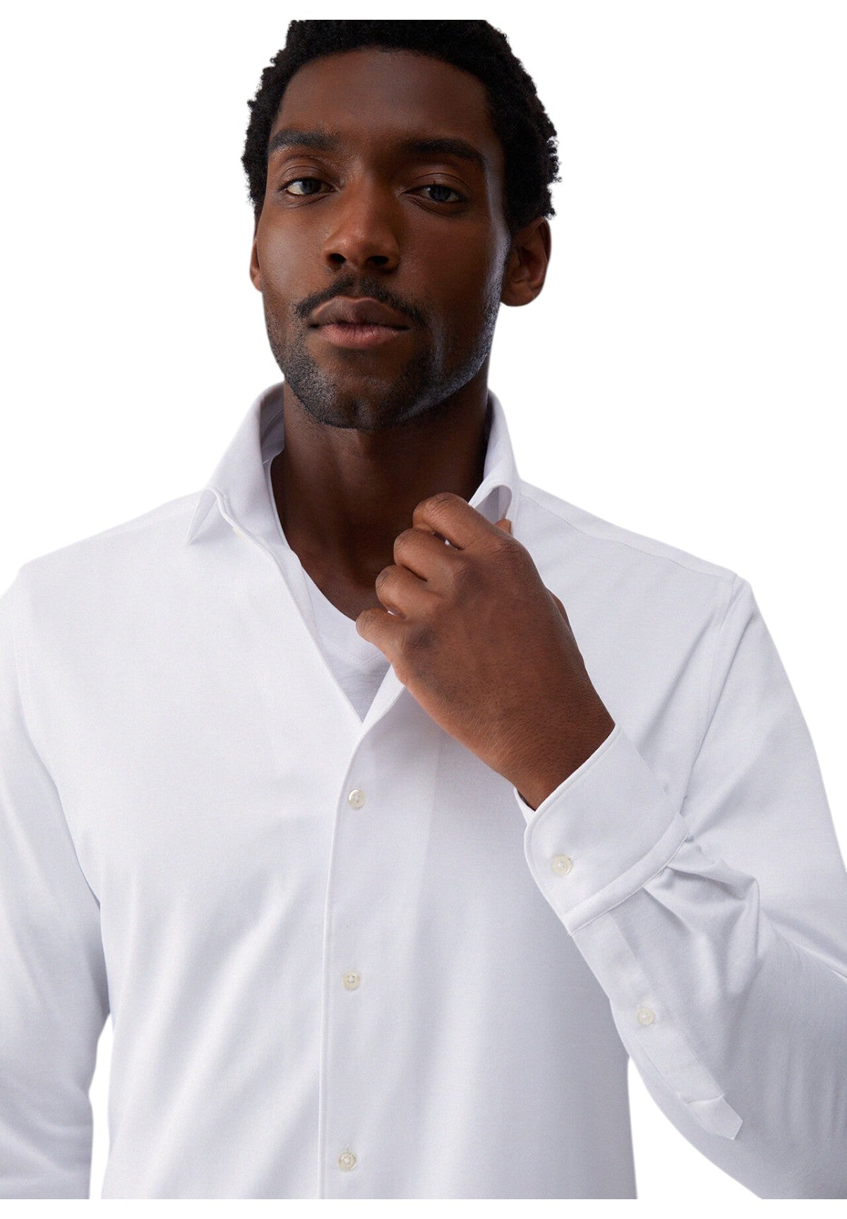 Camicia a Maniche Lunghe QA6050 White Alyssum