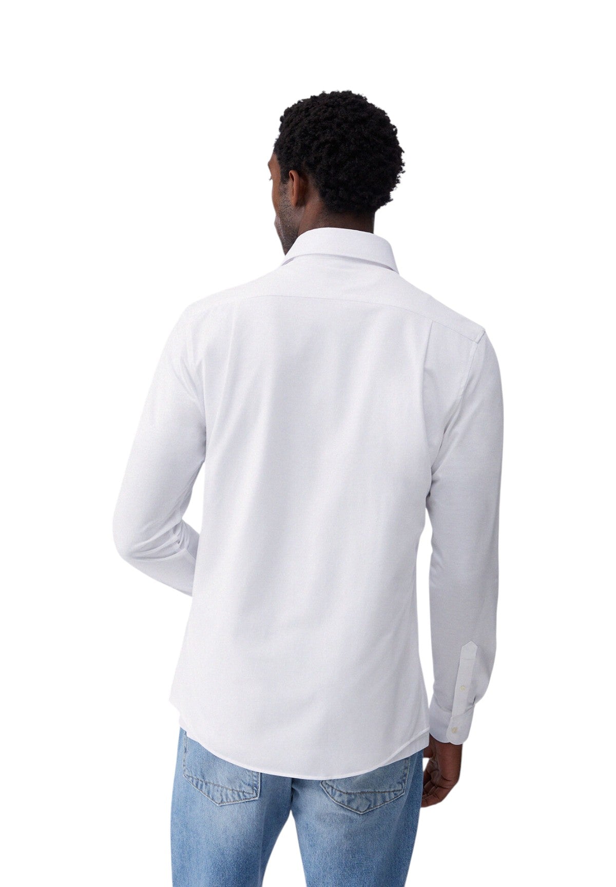 Camicia a Maniche Lunghe QA6050 White Alyssum