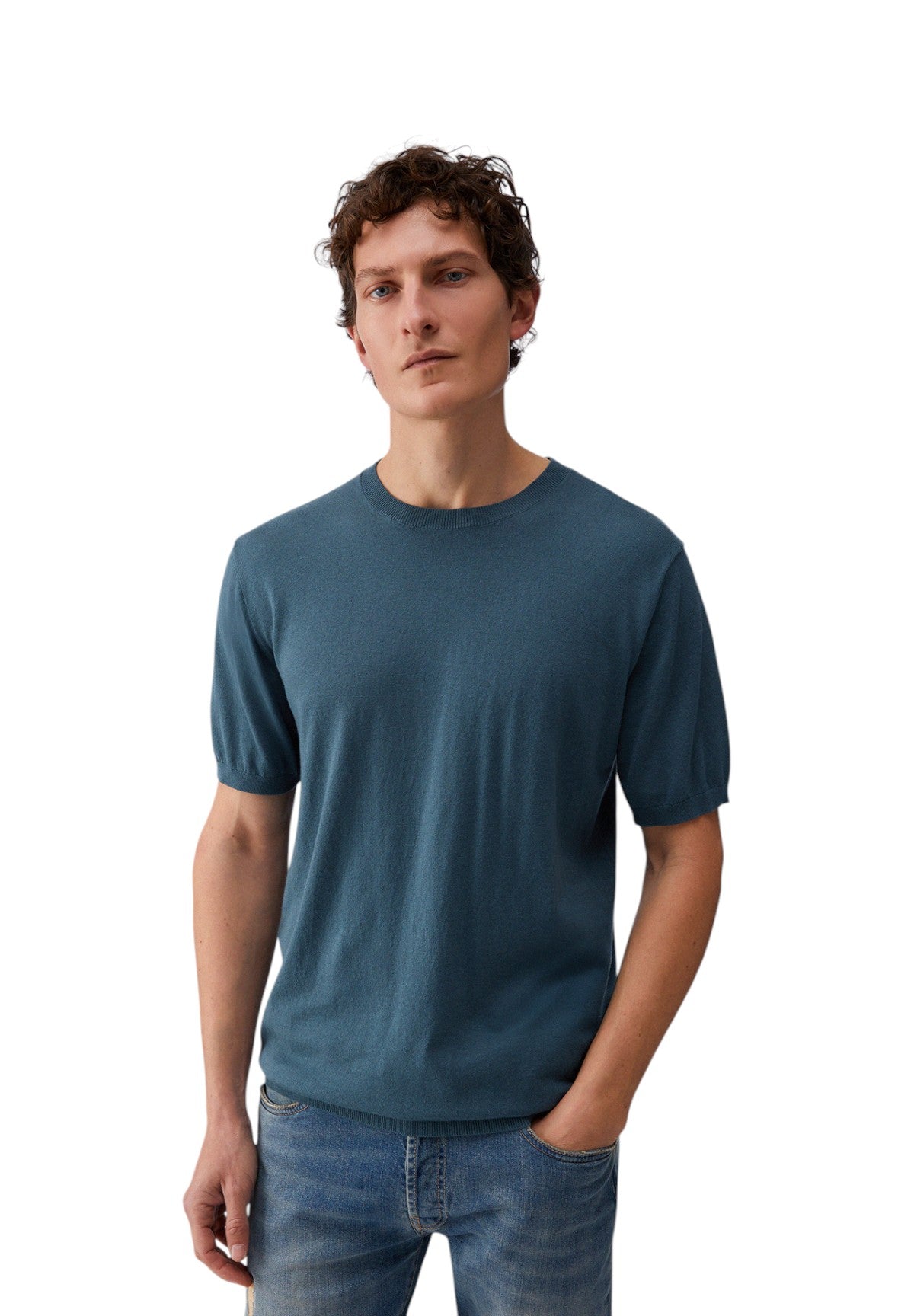 T-shirt a Maniche Corte Shortcotseta QA6072 Fiordi