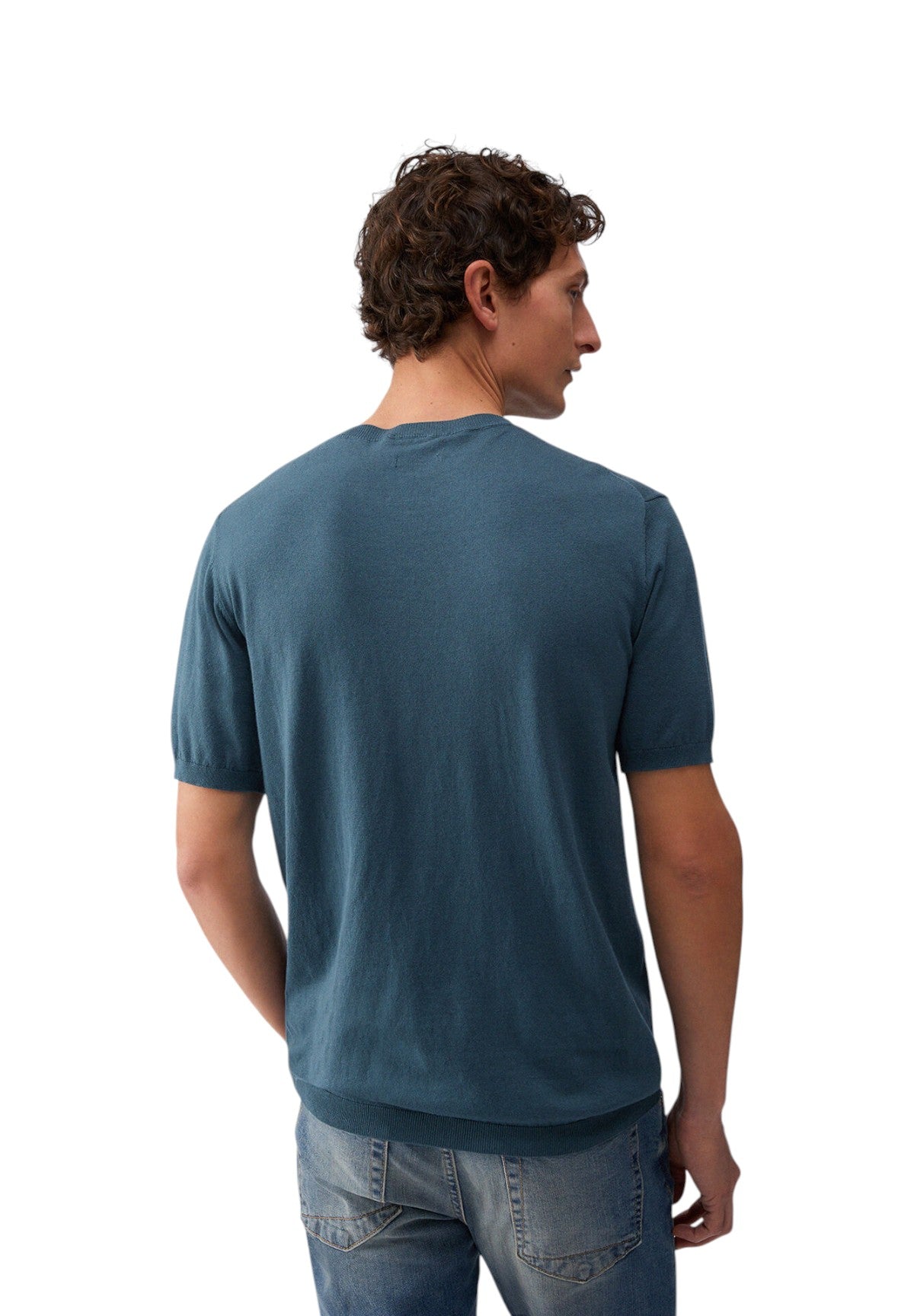 T-shirt a Maniche Corte Shortcotseta QA6072 Fiordi