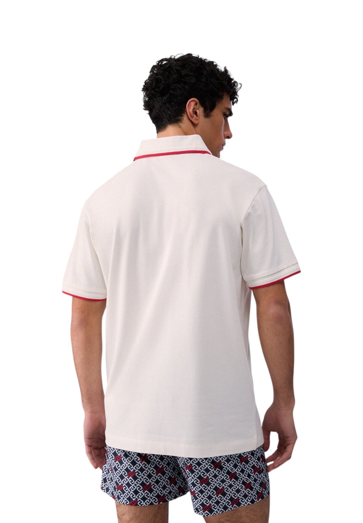 Polo Jersey QA6144 White Cotton