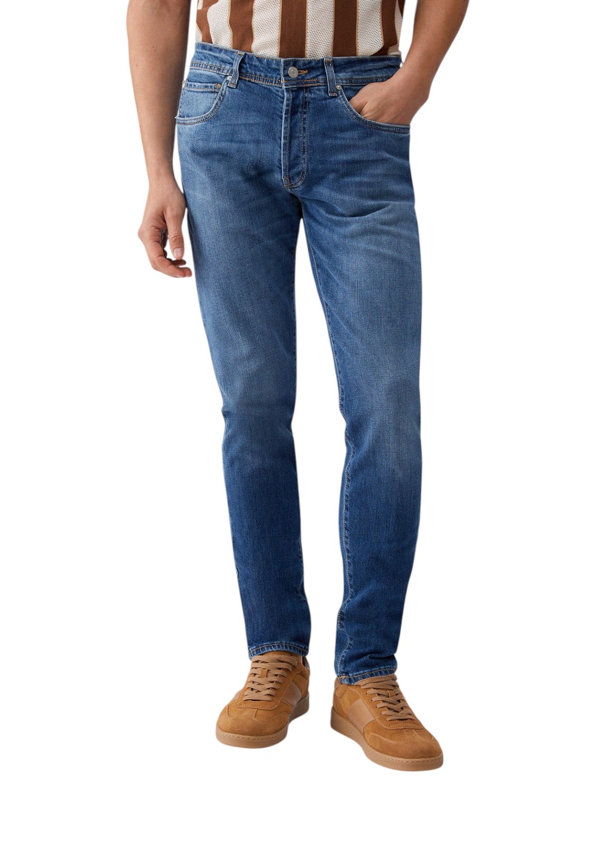 Jeans Frank QXX049 Den Blue Medium Wash