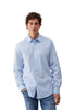 Liu Jo Camicia a Maniche Lunghe Milano Chambray QXX053 Sky blue