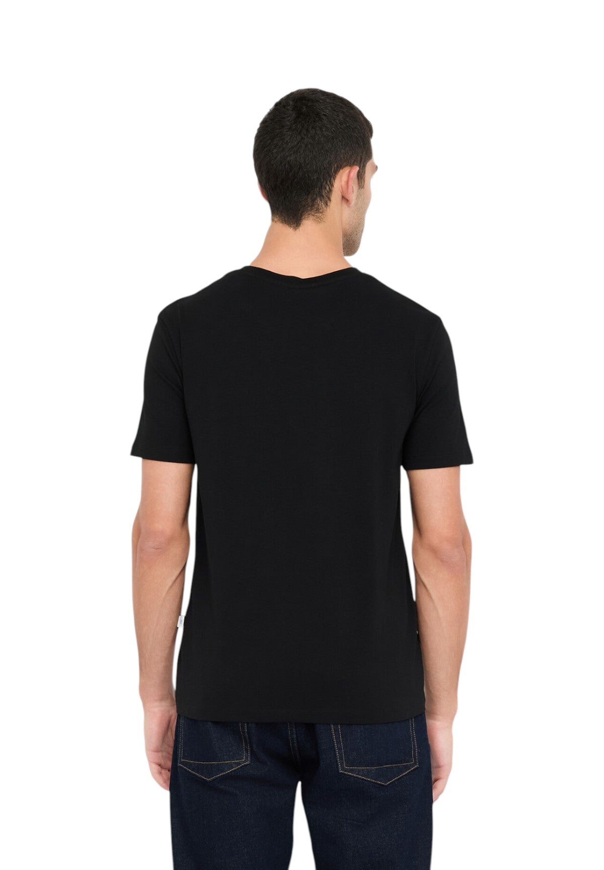 T-shirt a Maniche Corte Basiccontra QXX078 Nero
