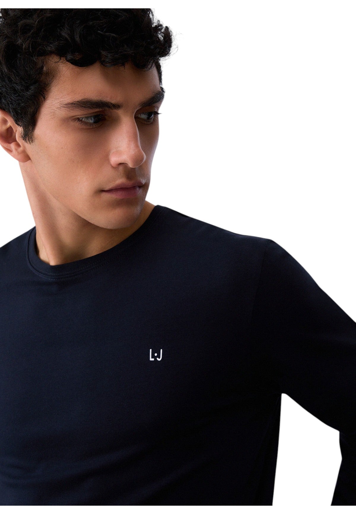 T-shirt a Maniche Lunghe Basiclong QXX079 Dark Blue