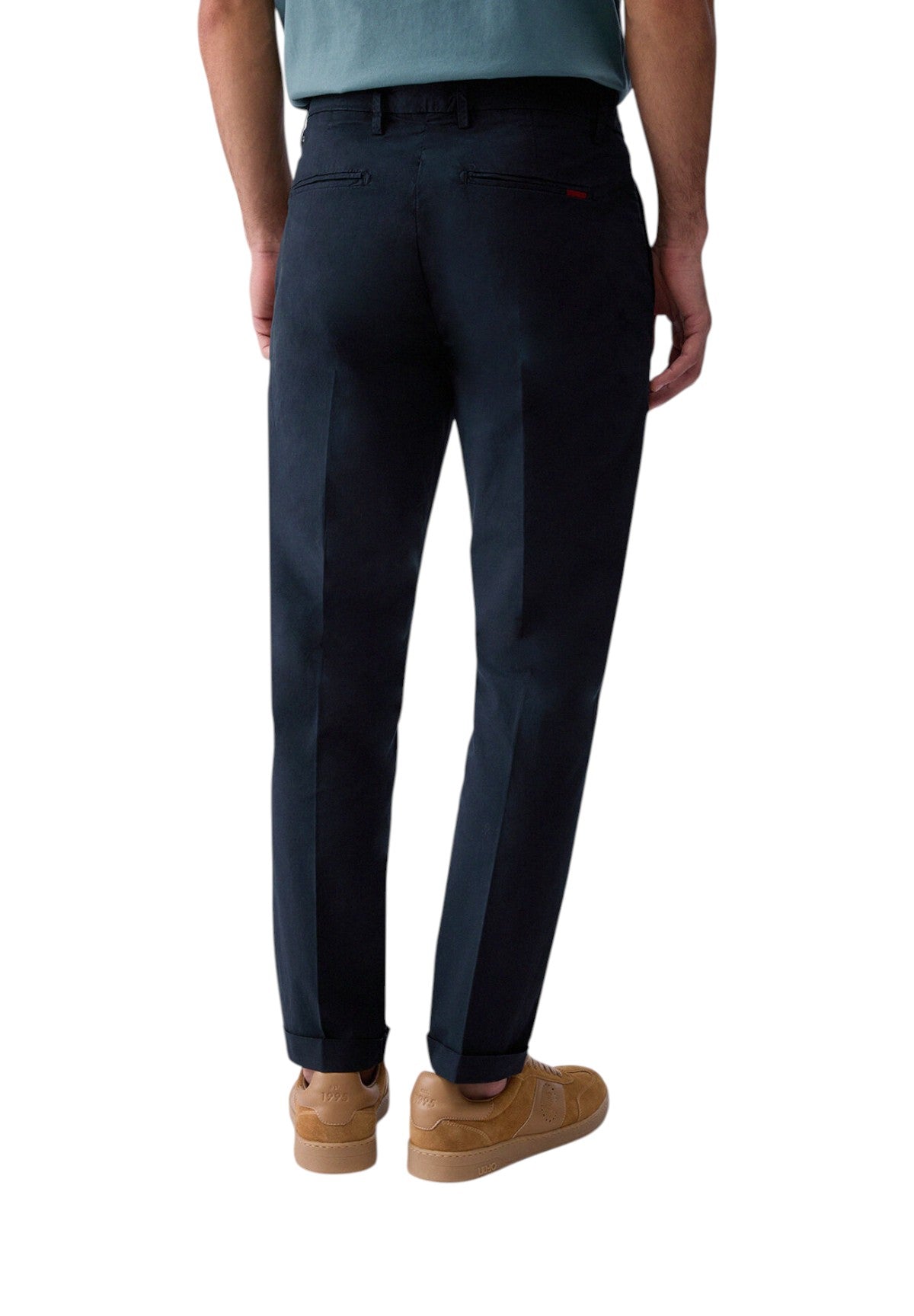 Pantaloni Chino Cooperraso QXX087 Dark Blue