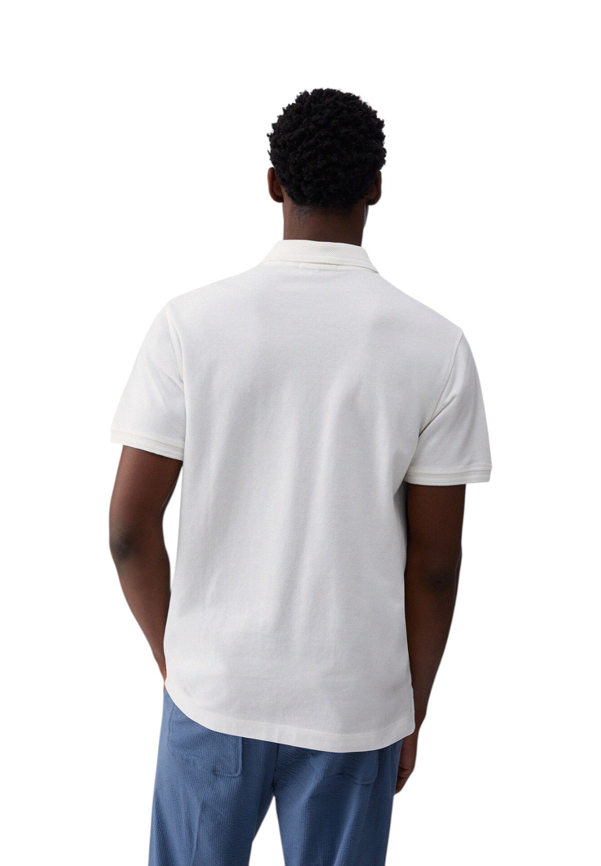 Polo Piqué Polobordo QXX112 White Cotton