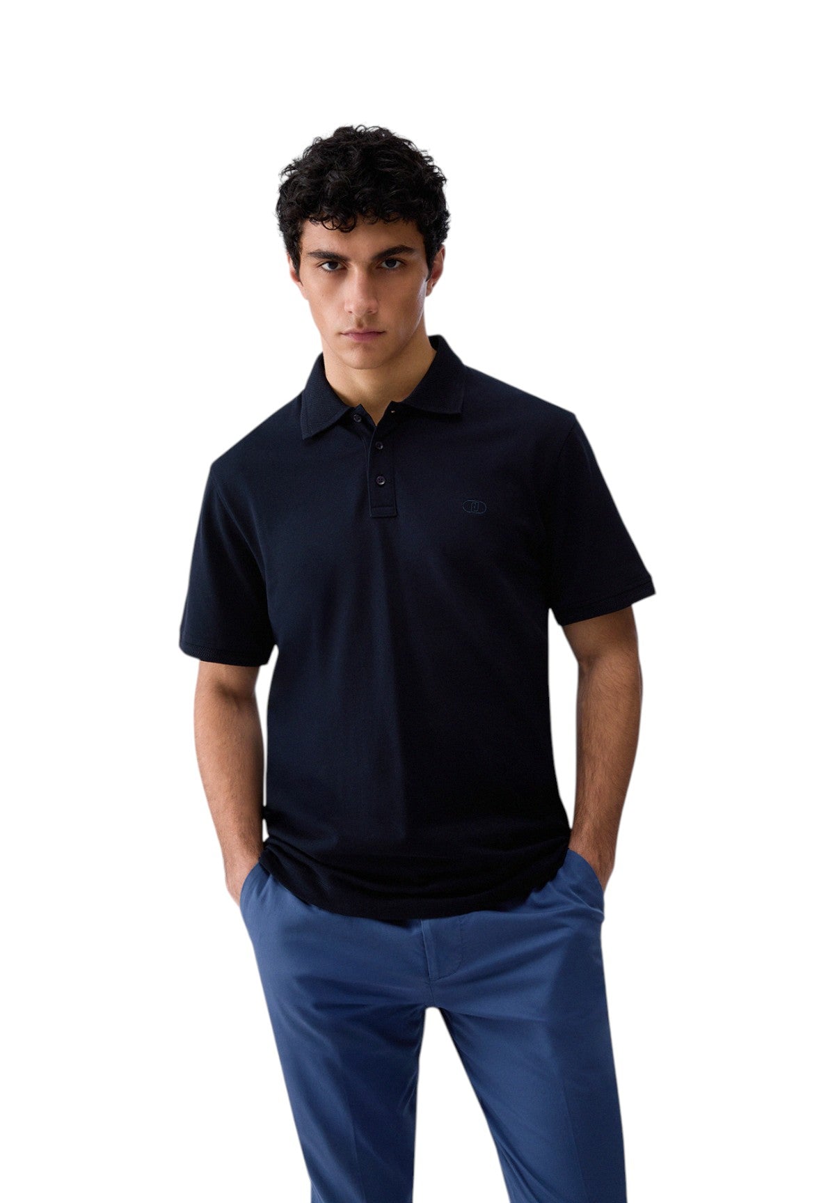Polo Piqué Polobordo QXX112 Dark Blue