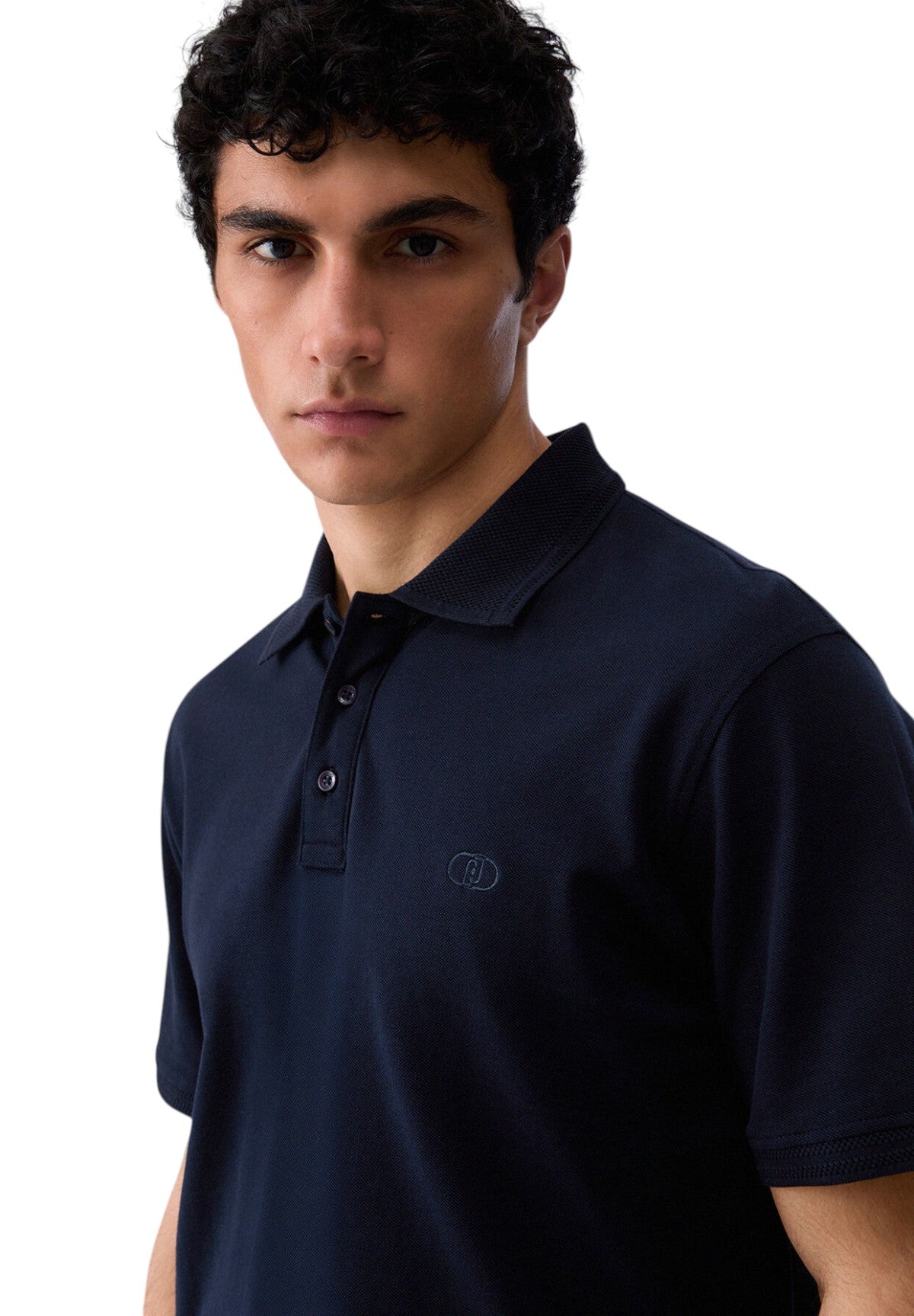 Polo Piqué Polobordo QXX112 Dark Blue