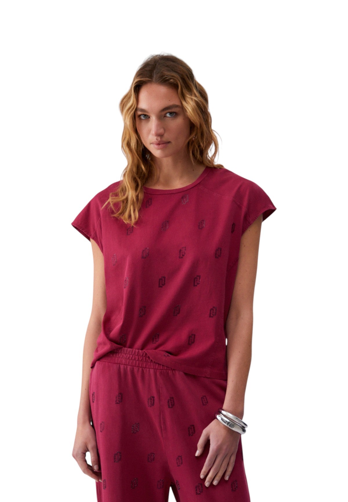 T-shirt a Maniche Corte TA6168 Scarlet, Lj