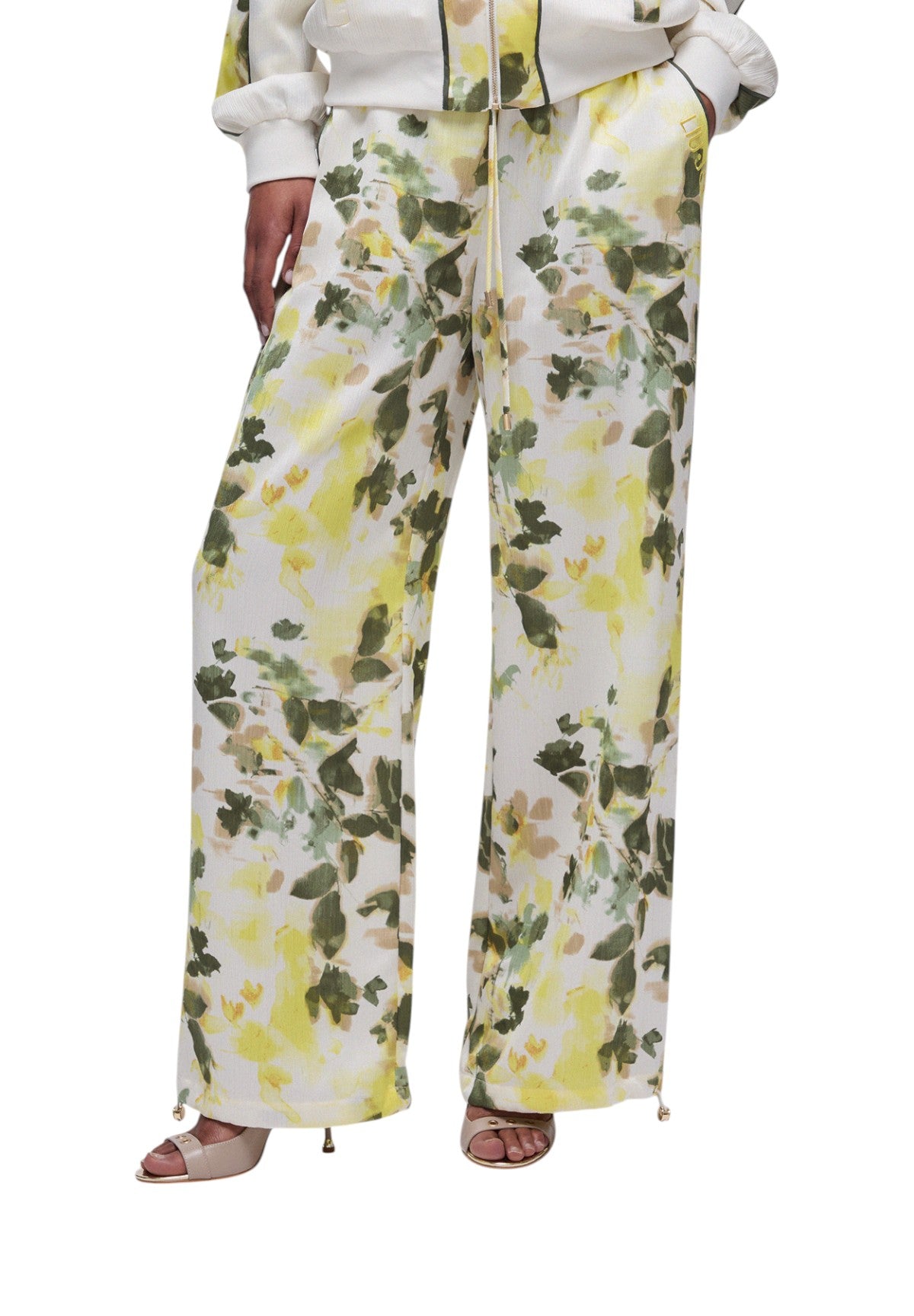 Pantaloni TA6257 Green Shades, Wh Milk