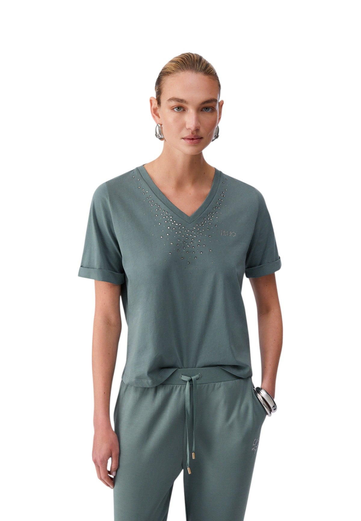 T-shirt a Maniche Corte TA6284 Military