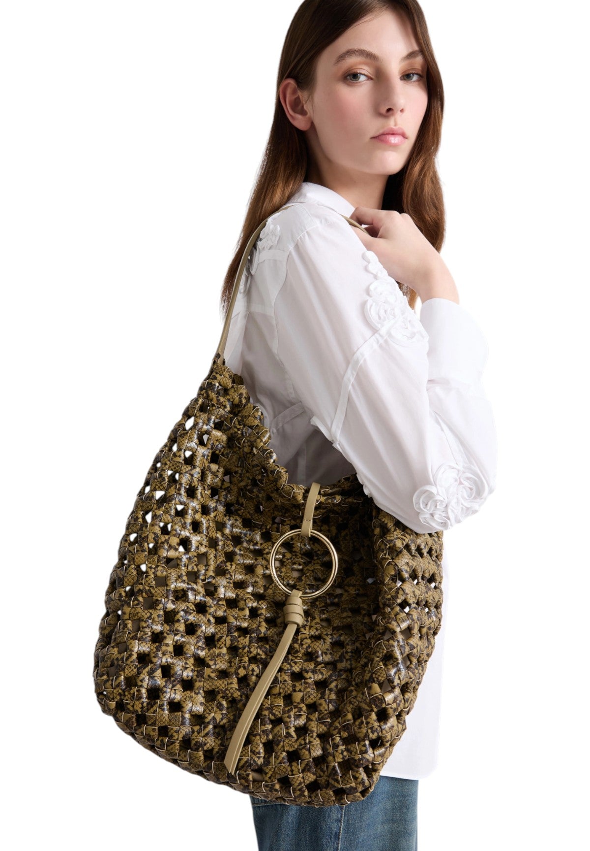 Borsa a Spalla 2613511197200 MLAOTTICO Kaki