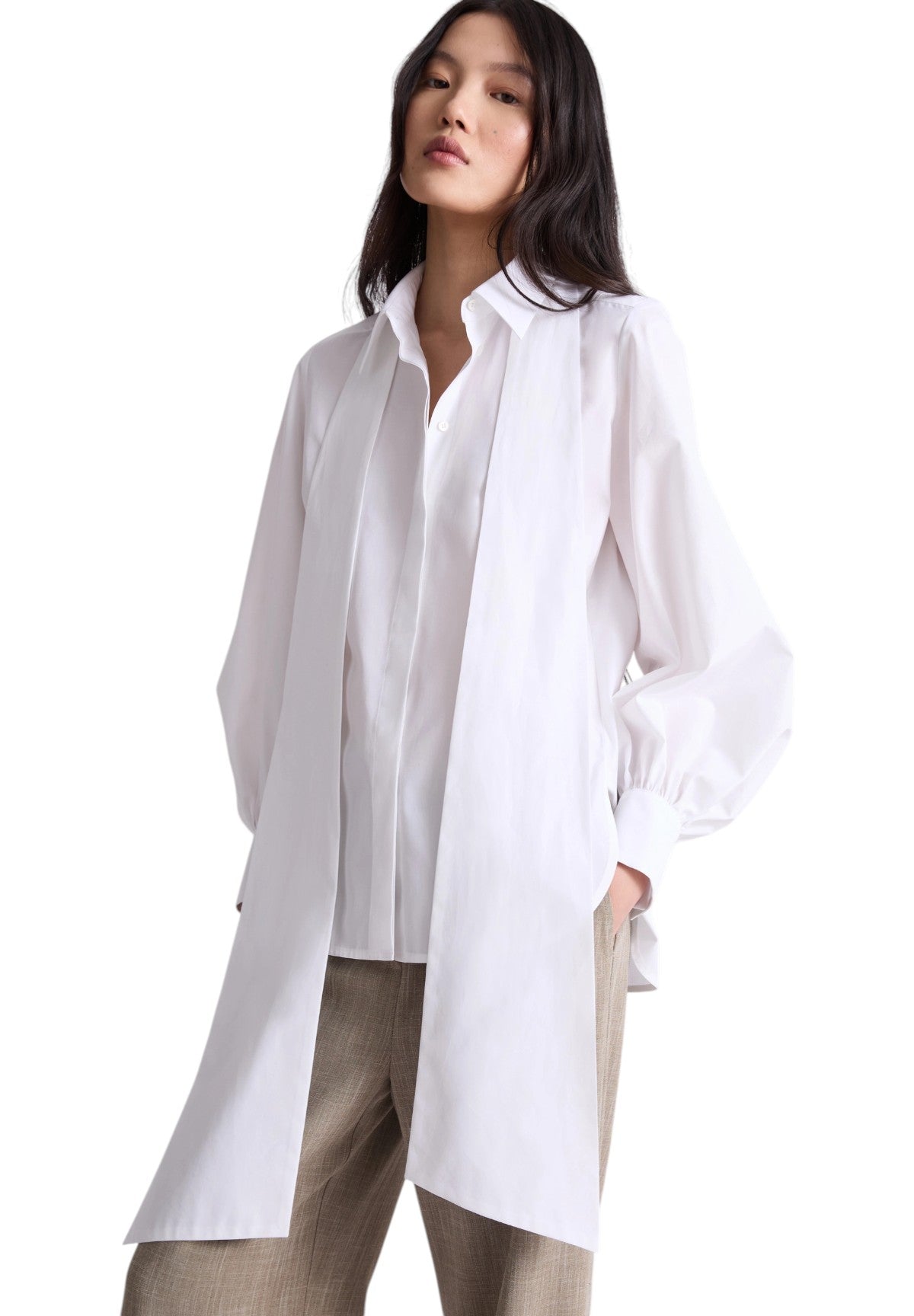 Camicia a Maniche Lunghe 2614111031200 MLIDRY Bianco Ottico