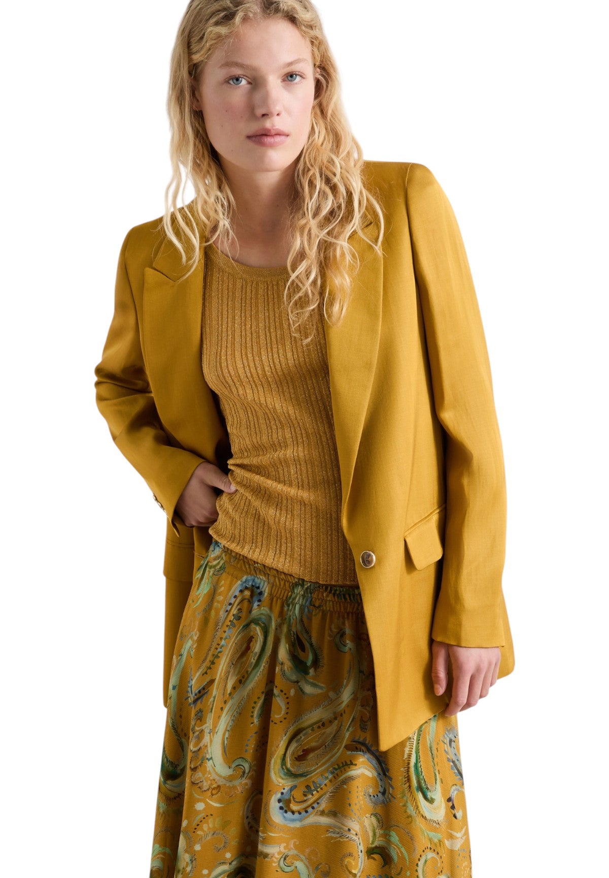 Giacca 2613041182200 MLLOPUNZIA Cognac