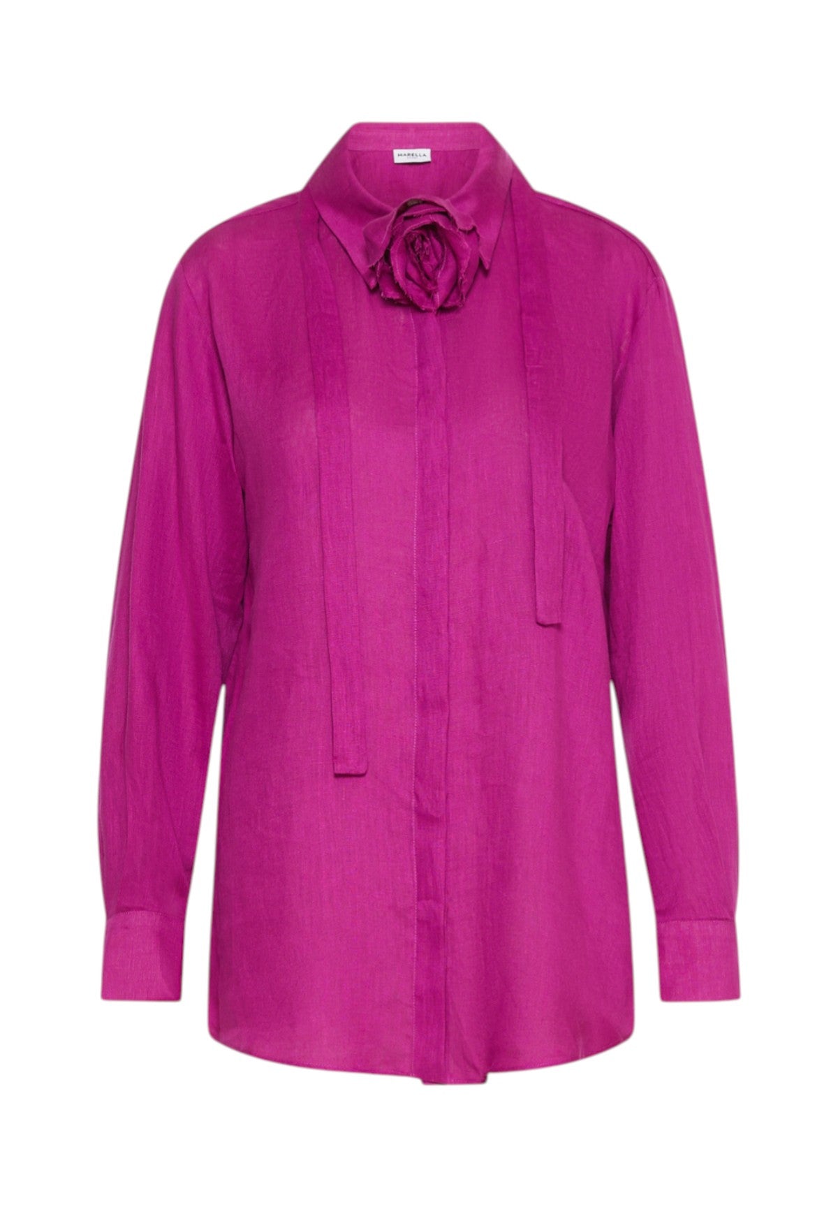 Camicia a Maniche Lunghe 2613111084200 MLSEDITORE Fuxia