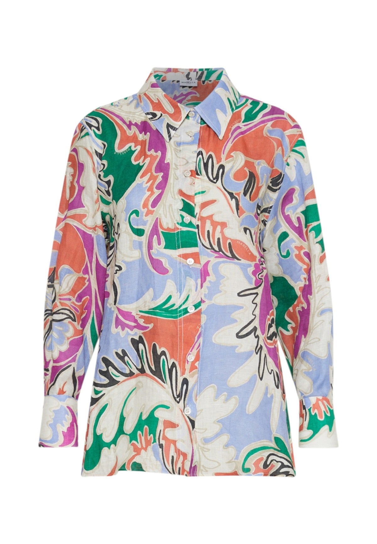 Camicia a Maniche Lunghe 2613111154200 MLSPERGOLA Arancio