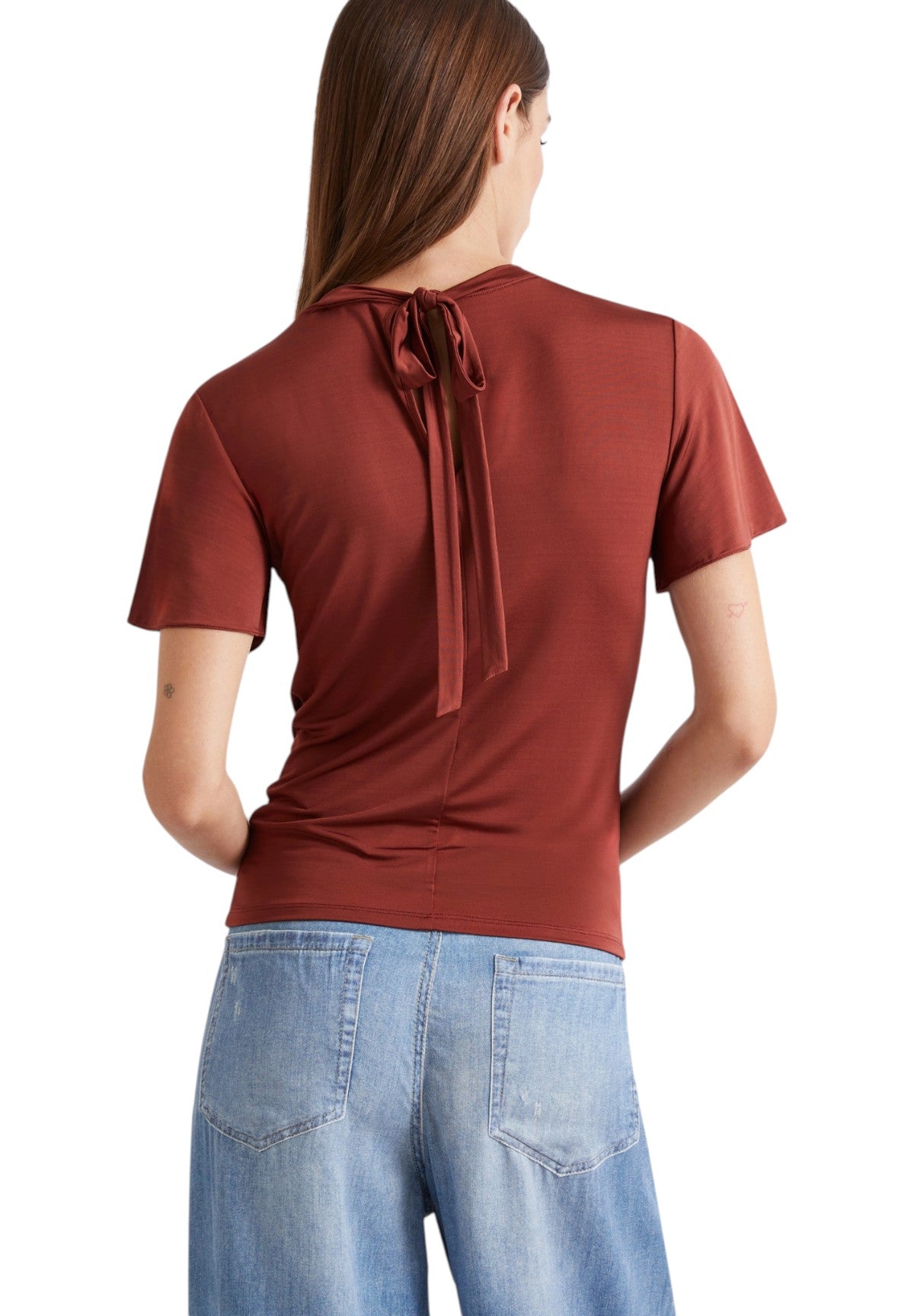 T-shirt a Maniche Corte 2613971024200 MLSZINNIA Ruggine