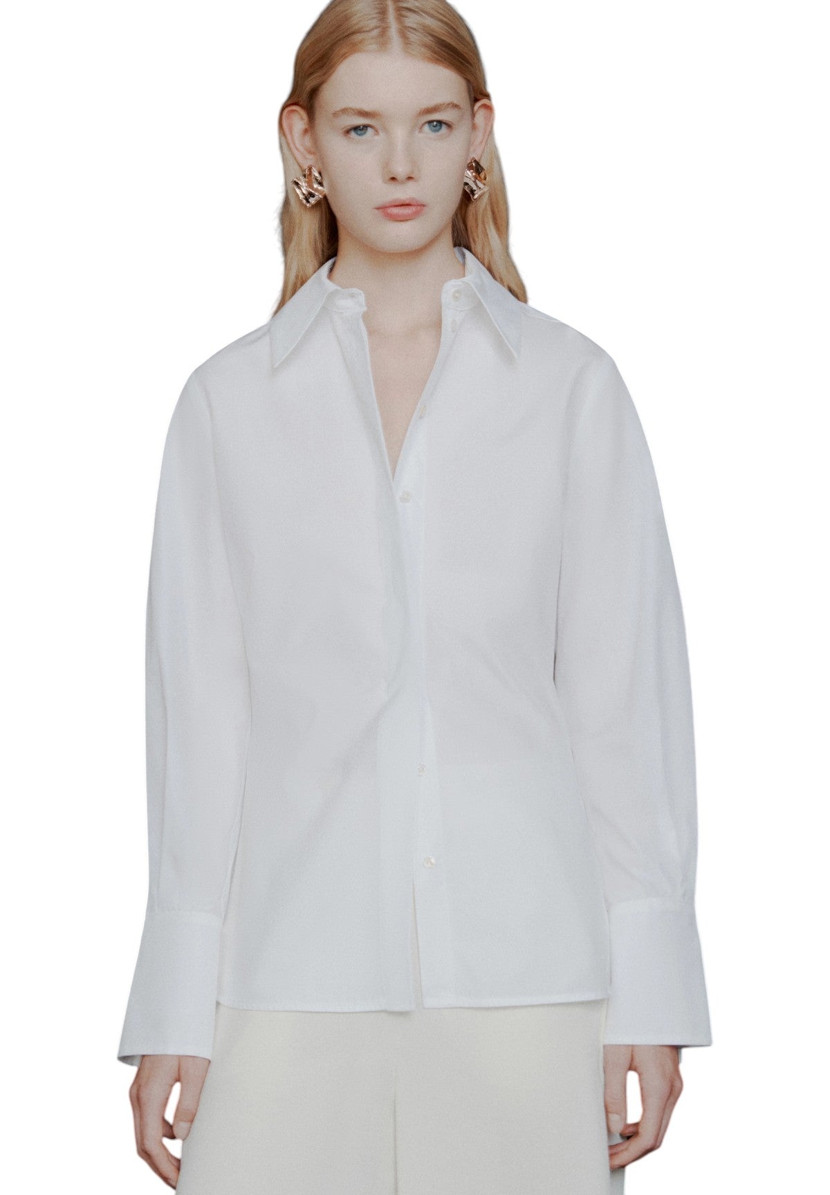 Camicia a Maniche Lunghe 2613111043200 MLTLEGUME Bianco Ottico