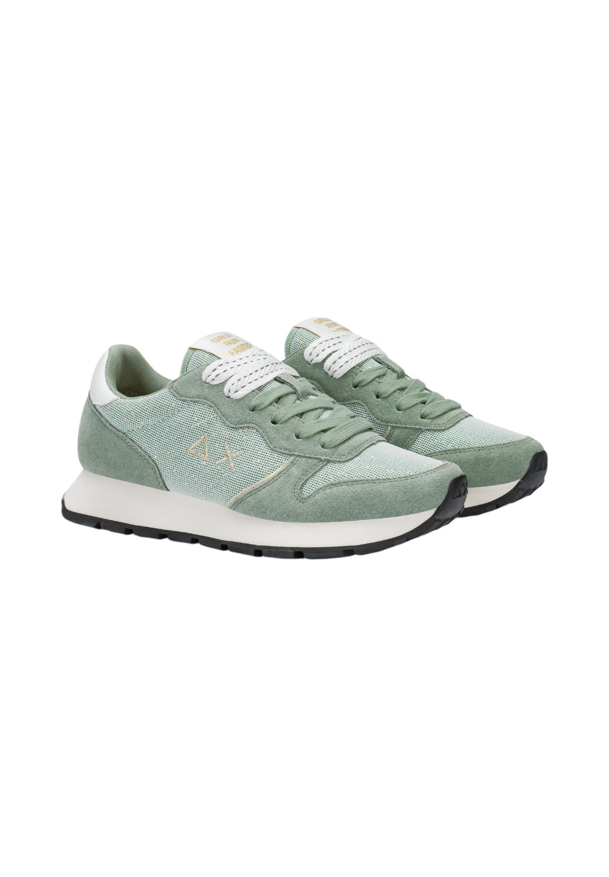 Sneakers Ally Glitter Textile Z36203 Verde salvia