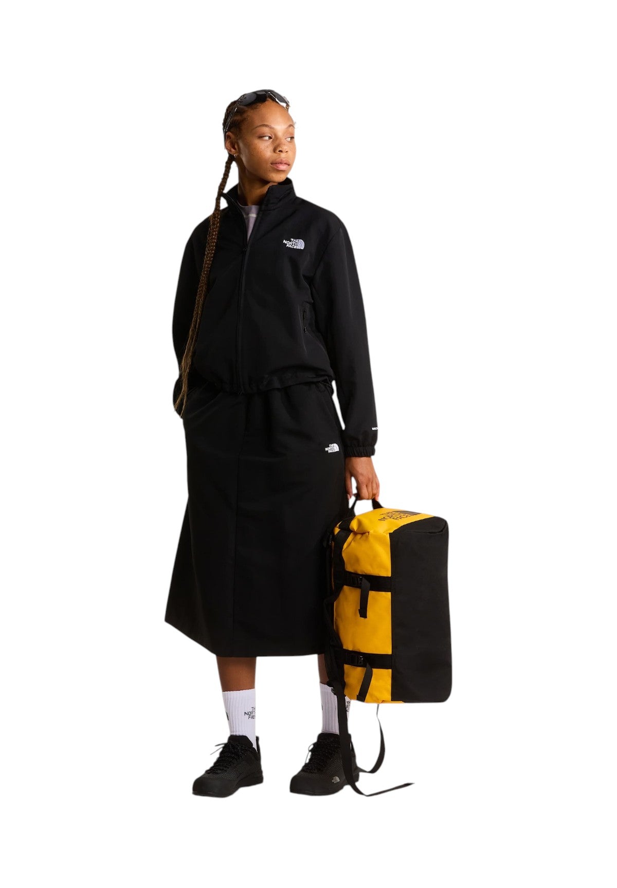 Borsone Base Camp Duffel - Xs NF0A52SS Summit Gold, Tnf Black