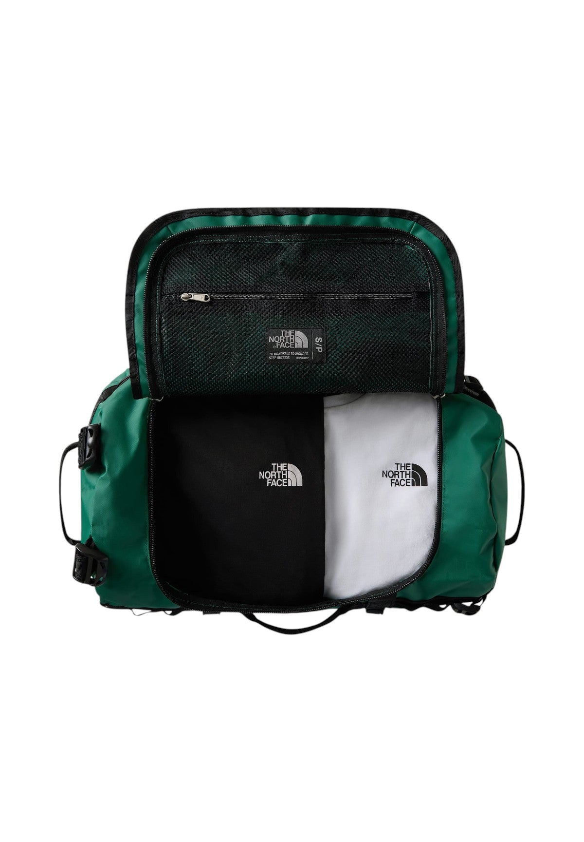 Borsone Base Camp Duffel - S NF0A52ST Evergrn, Tnfblck